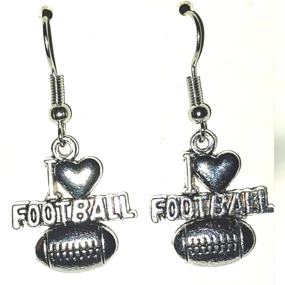 Super cute football sports earrings for women and kids